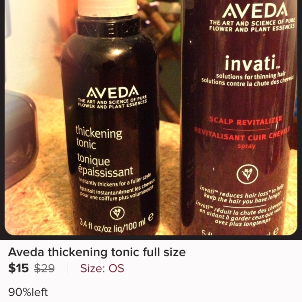 Aveda thickening tonic